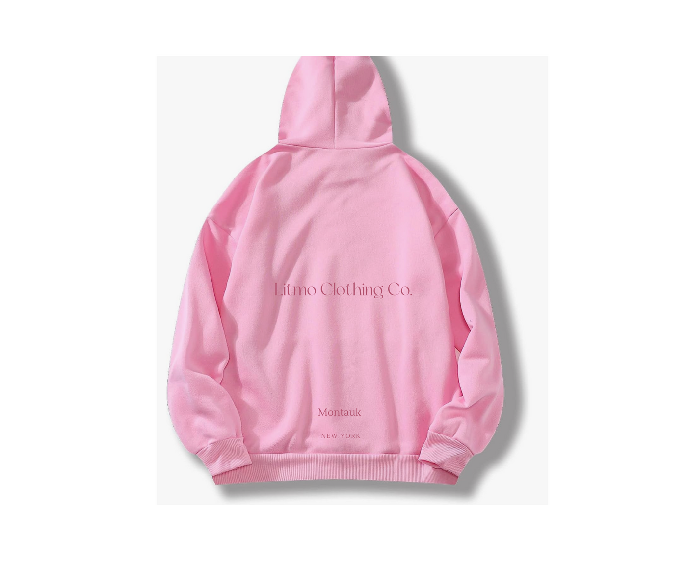 Light Pink Minimal LITMO Hoodie