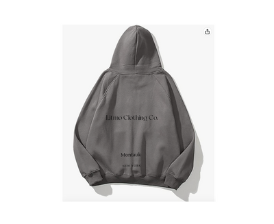 Charcoal Minimal LITMO Hoodie