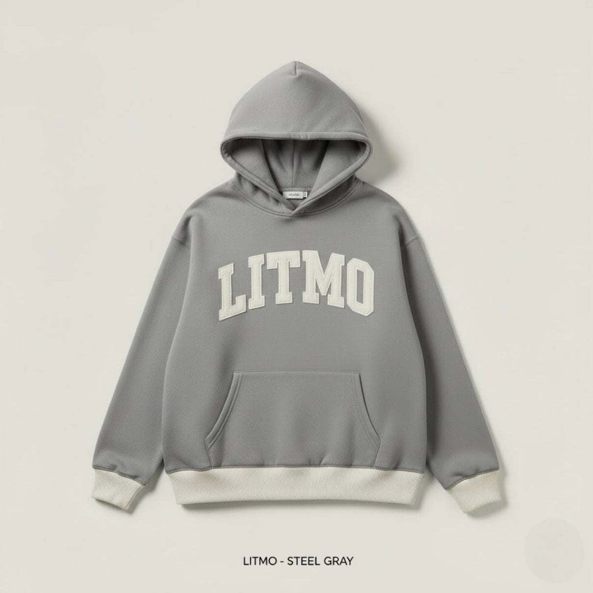 Litmo Premium Hoodie - Steel Gray