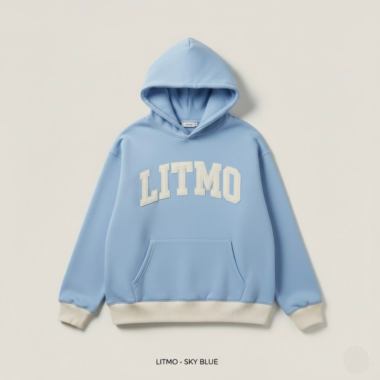 Litmo Premium Hoodie - Sky Blue