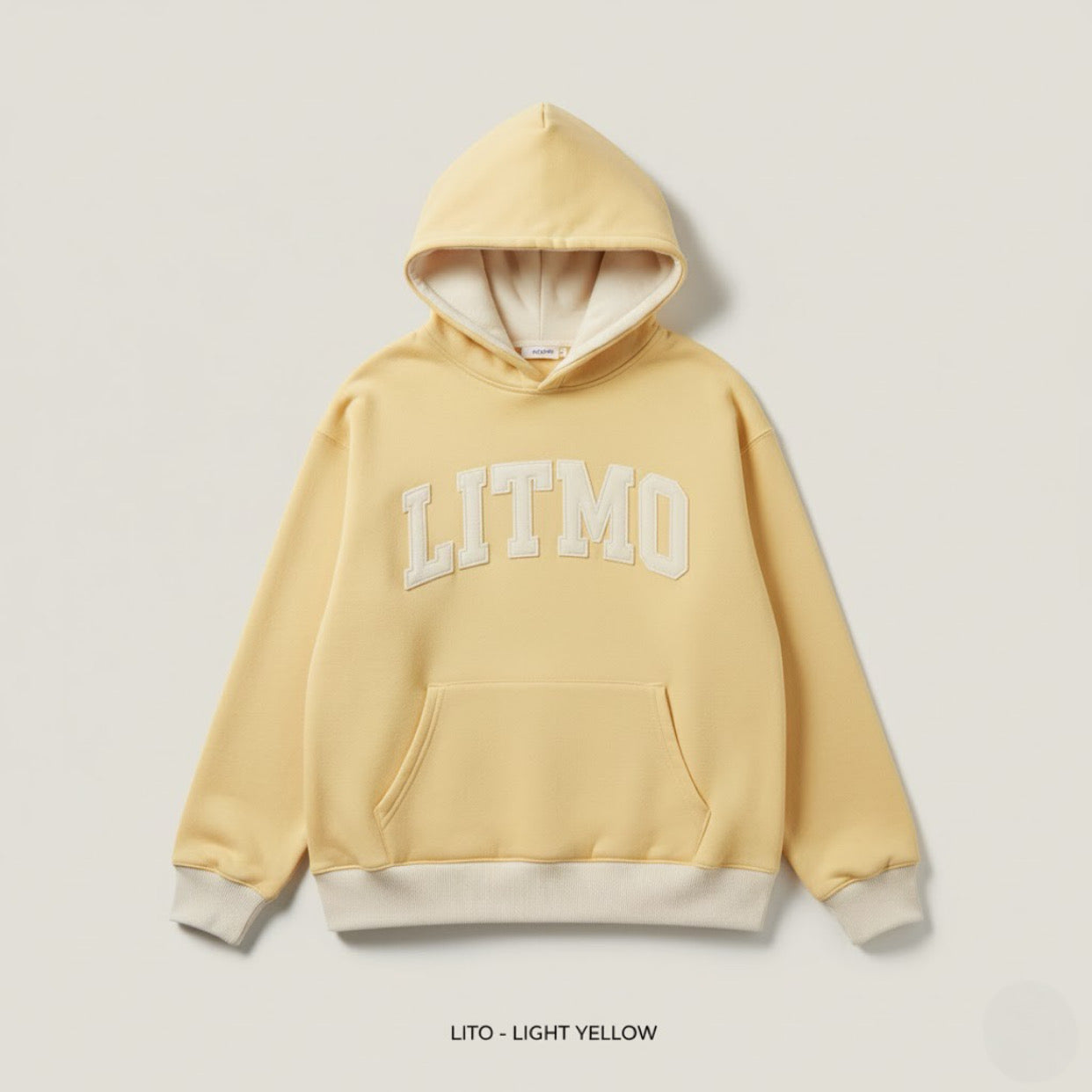 Litmo Premium Hoodie - Butter Yellow