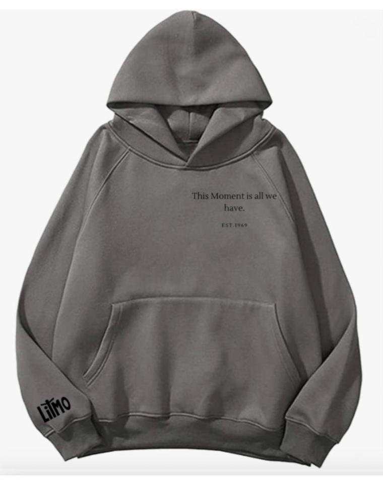 Charcoal Minimal LITMO Hoodie